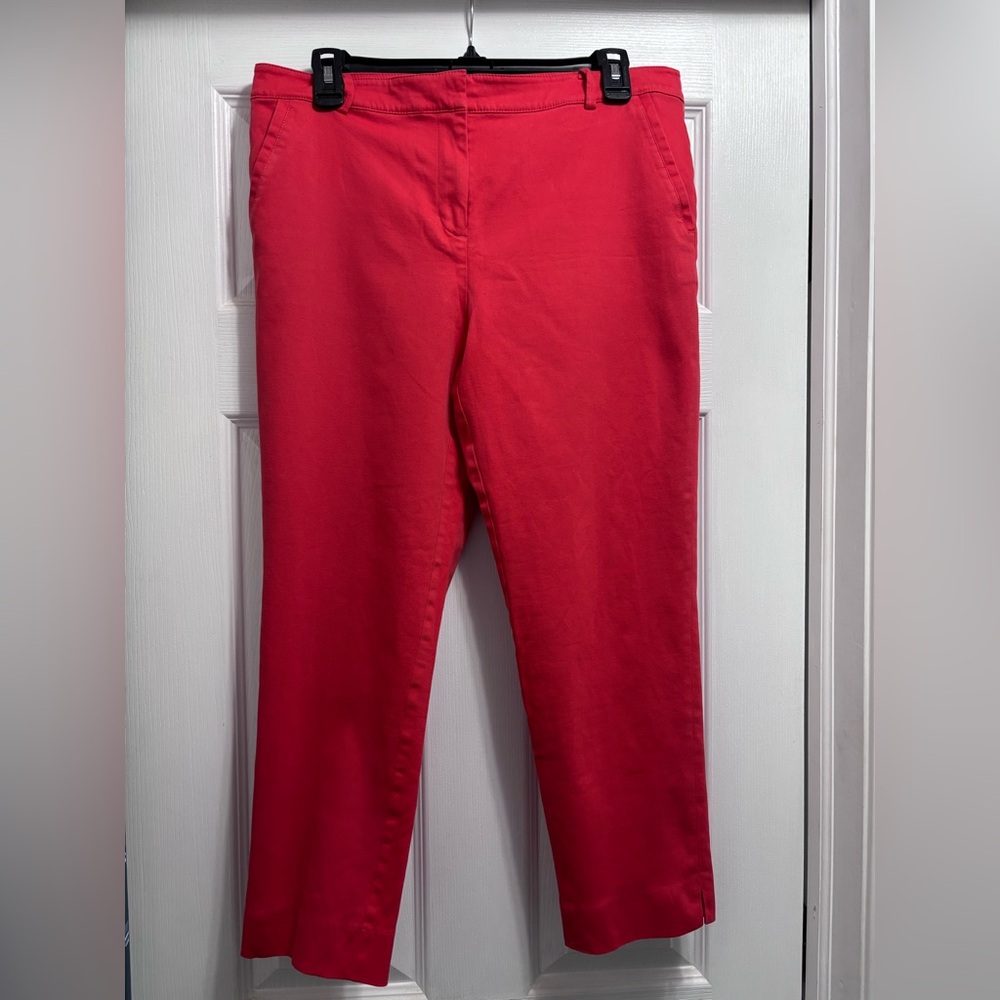 Talbots Women's Red Skinny Pants